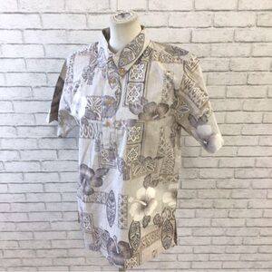 Men's Floral Patterned Short Sleeve Shirt